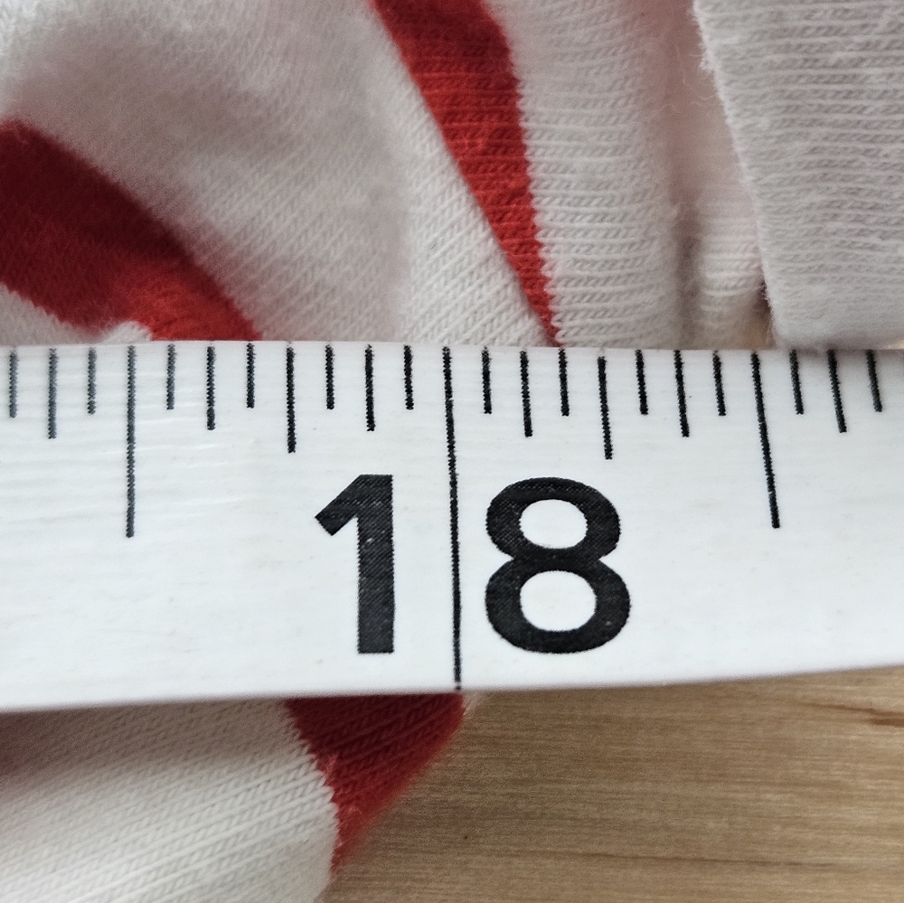 Boden Hallie Jersey Red White Striped Dress Sz 8 Nautical Coastal Preppy - Picture 10 of 13